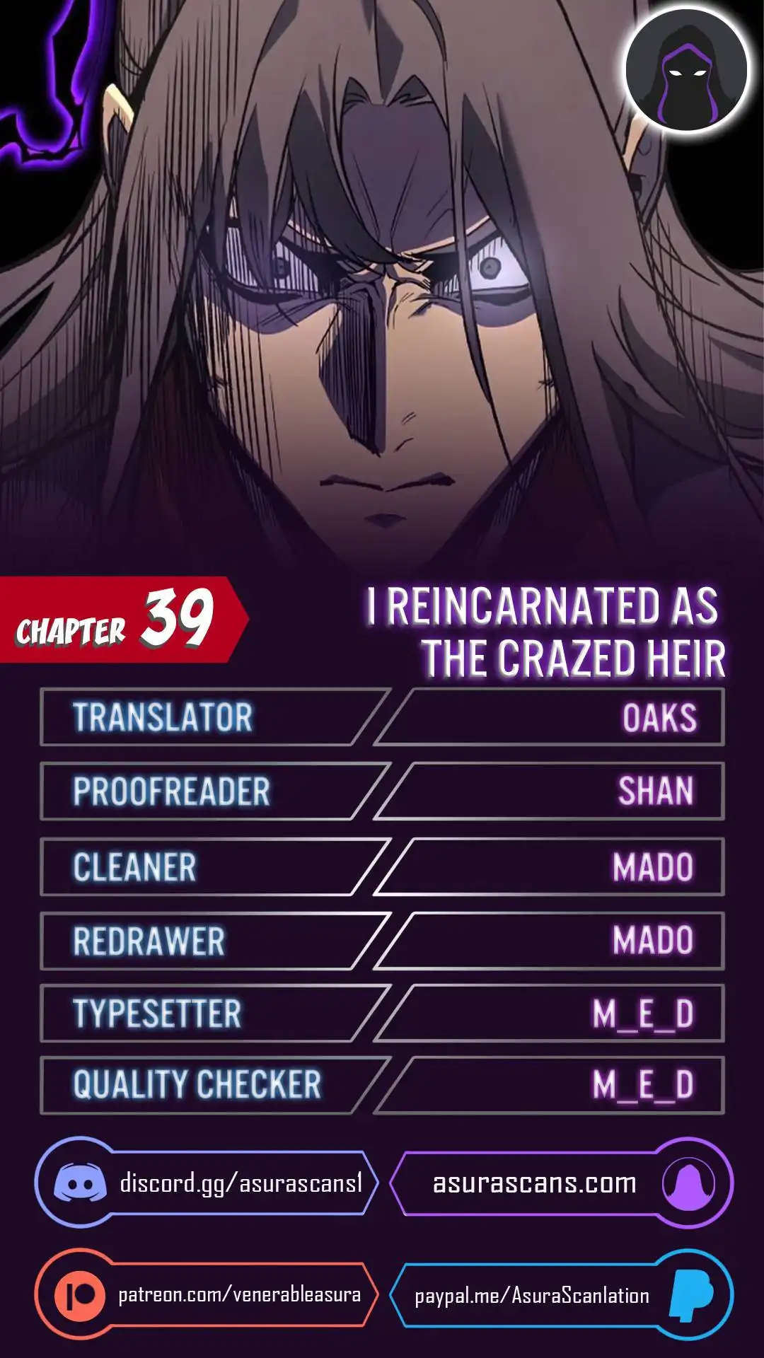 I Reincarnated As The Crazed Heir Chapter 39 1